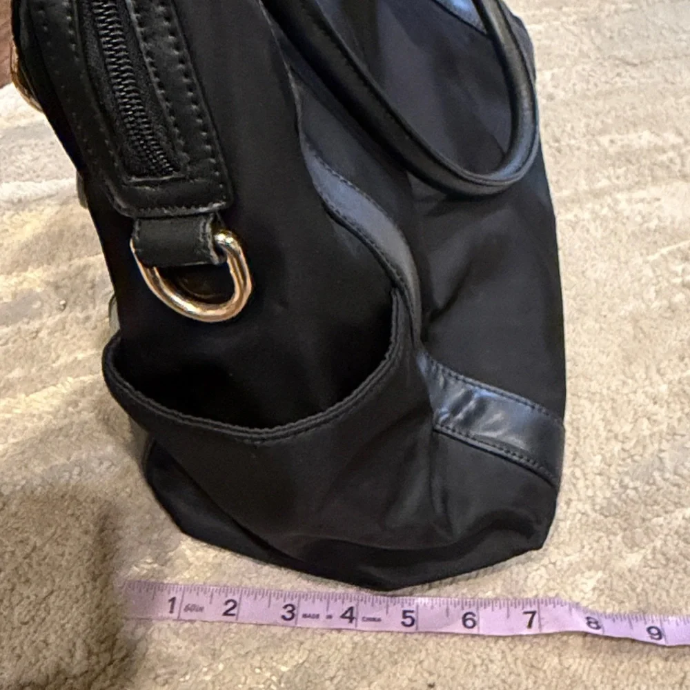Rebecca Minkoff Leather Knocked Up Diaper Bag Women's Black Travel Everyday